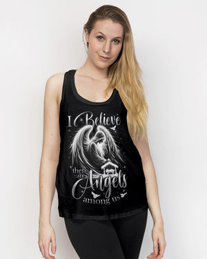 I Believe There Are Angels Among Us Women's All Over Print Shirt - Tytd1202252