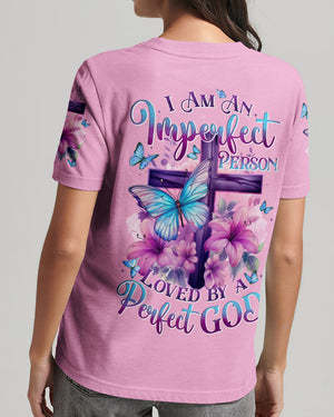 I Am An Imperfect Person Loved By A Perfect God Women's All Over Print Shirt - Tytd1204252