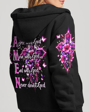 Amen Women's All Over Print Shirt - Tytd1206242