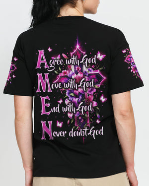 Amen Women's All Over Print Shirt - Tytd1206242