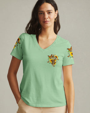 Lord Stood With Me Sunflowers Women's All Over Print Shirt - Tytd1209242