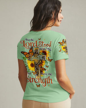 Lord Stood With Me Sunflowers Women's All Over Print Shirt - Tytd1209242