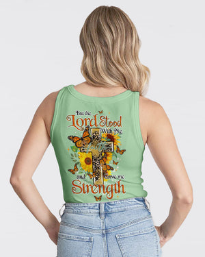 Lord Stood With Me Sunflowers Women's All Over Print Shirt - Tytd1209242