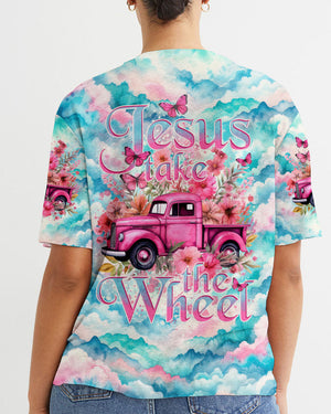 Jesus Take The Wheel Tie Dye Women's All Over Print Shirt - Tytd1403244