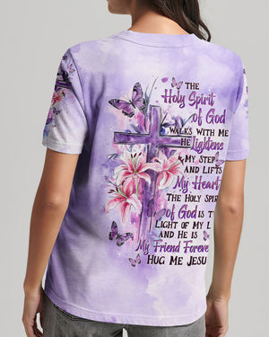 Hug Me Jesus Women's All Over Print Shirt - Tytd1408244