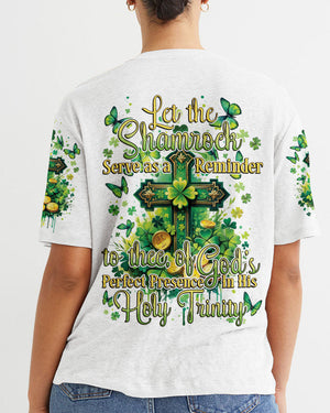 God's Perfect Presence Patrick's Day Women's All Over Print Shirt - Tytd1501241