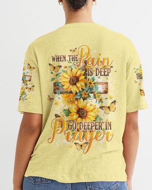 Go Deeper In Prayer Women's All Over Print Shirt - Tytd1504242