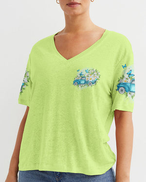 Jesus Take The Wheel Daisy Women's All Over Print Shirt - Tytd1604245