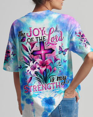 The Joy Of The Lord Is My Strength Women's All Ove Print Shirt - Tytd1607244