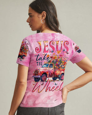 Jesus Take The Wheel Women's All Over Print Shirt - Tytd1612242