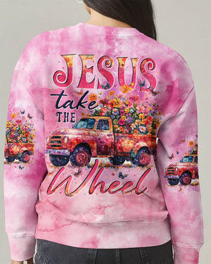 Jesus Take The Wheel Women's All Over Print Shirt - Tytd1612242