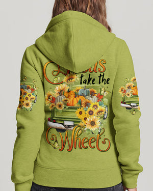 Jesus Take The Wheel Women's All Over Print Shirt - Tytd1712251