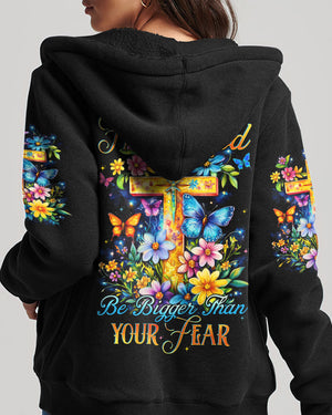 Let Your Faith In God Be Bigger Than Your Fear Women's All Over Print Shirt - Tytd1802252