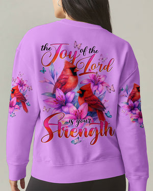 The Joy Of The Lord Is Your Strength Cardinals All Over Print Shirt - Tytd1804252