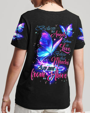 Believe That Miracles Are Sent From Above Women's All Over Print Shirt - Tytd1904241