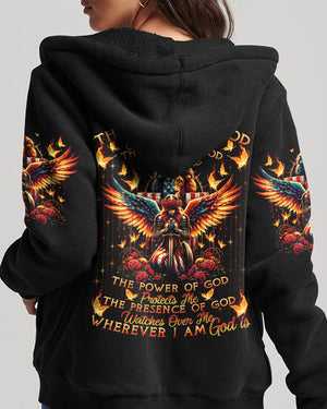 Wherever I Am God Is Women's All Over Print Shirt - Tytd1906244