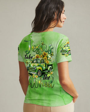 Jesus Take The Wheel Women's All Over Print Shirt - Tytd2001253