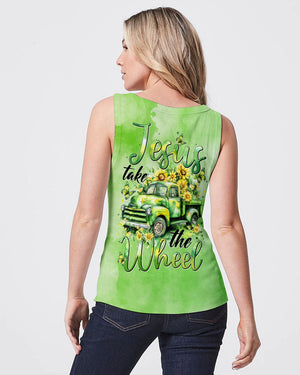 Jesus Take The Wheel Women's All Over Print Shirt - Tytd2001253