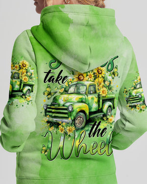 Jesus Take The Wheel Women's All Over Print Shirt - Tytd2001253