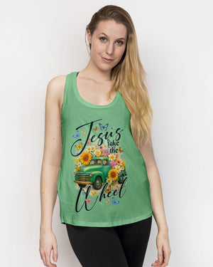 Jesus Take The Wheel Women's All Over Print Shirt - Tytd2011251