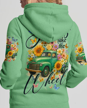 Jesus Take The Wheel Women's All Over Print Shirt - Tytd2011251
