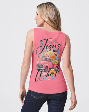 Jesus Take The Wheel Women's All Over Print Shirt - Tytd2011252