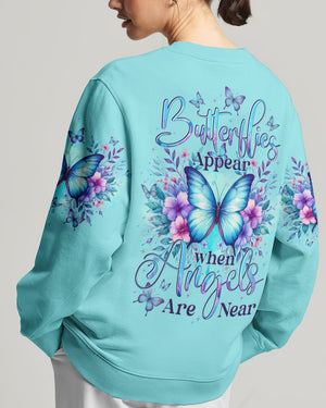 Butterflies Appear When Angels Are Near Women's All Over Print Shirt - Tytd2101251