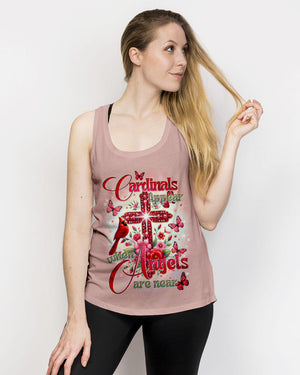 When Cardinals Appear Angels Are Near Women's All Over Print Shirt - Tytd2102251