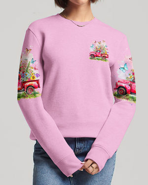 Jesus Take The Wheel Flowers Women's All Over Print Shirt - Tytd2103242