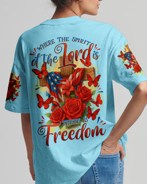 There Is Freedom Women's All Over Print Shirt - Tytd2105251