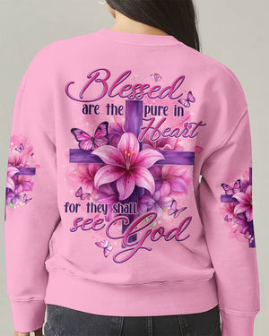 Blessed Are The Pure In Heart Women's All Over Print Shirt - Tytd2210251