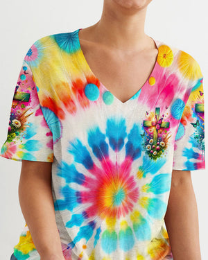 Perfectly Imperfect Tie Dye Women's All Over Print Shirt - Tytd2301243