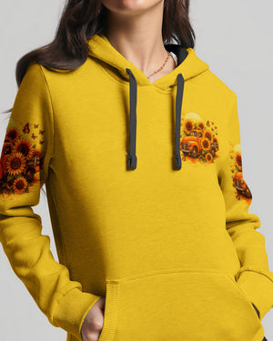 Jesus Take The Wheel Sunflower Women's All Over Print Shirt - Tytd2309252