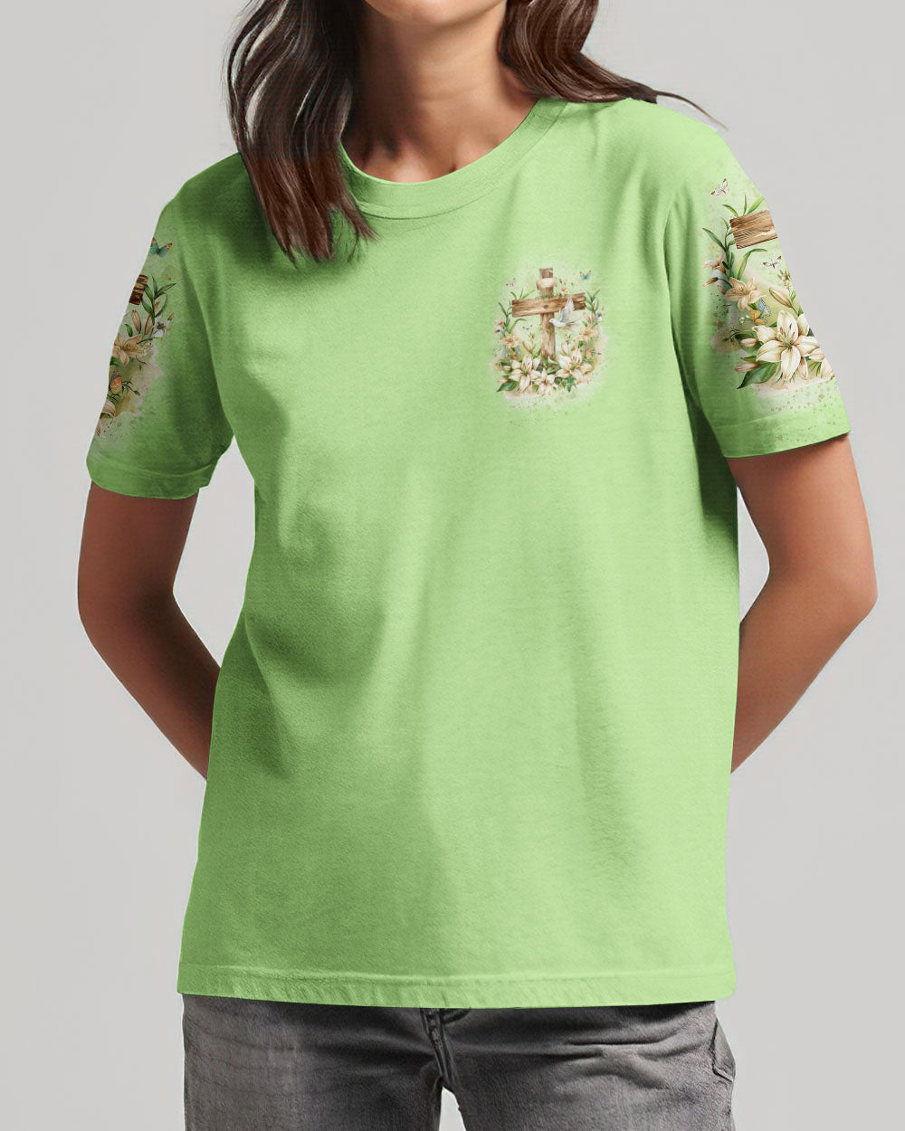 Jesus Becomes The Reason You Live It Women's All Over Print Shirt - Tytd2503245