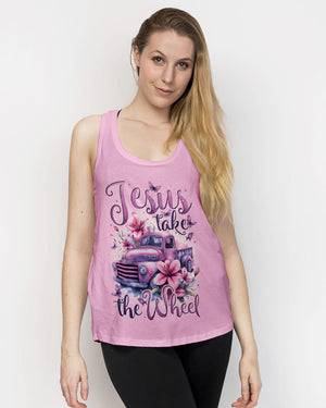 Jesus Take The Wheel Lilies Women's All Over Print Shirt - Tytd2509242