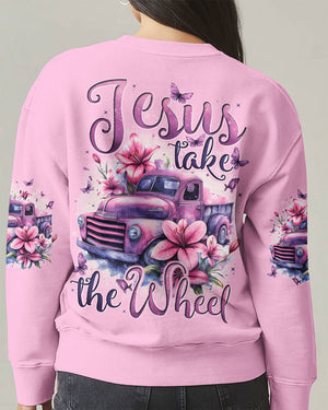 Jesus Take The Wheel Lilies Women's All Over Print Shirt - Tytd2509242