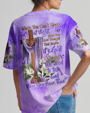 When You Can't Sleep At Night Women's All Over Print Shirt - Tytd2608243