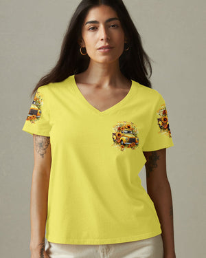 Jesus Take The Wheel Sunflowers Women's All Over Print Shirt - Tytd2911251