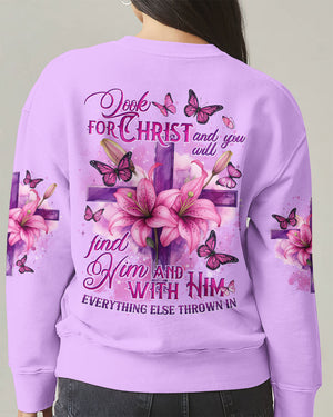 Look For Christ And You Will Find Him Women's All Over Print Shirt - Tytd3007253