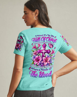 I Want To Be So Full Of Christ Women's All Over Print Shirt - Tytm0303253