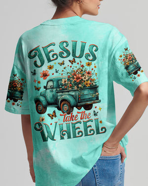 Jesus Take The Wheel Women's All Over Print Shirt - Tytm0304253