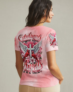 Cardinals Appear When Angels Are Near Women's All Over Print Shirt - Tytm0401253