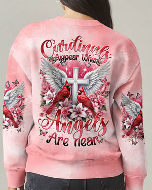 Cardinals Appear When Angels Are Near Women's All Over Print Shirt - Tytm0401253
