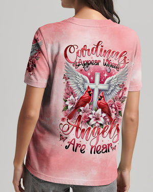 Cardinals Appear When Angels Are Near Women's All Over Print Shirt - Tytm0401253