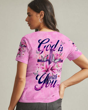 God Is With You Women's All Over Print Shirt - Tytm0402251