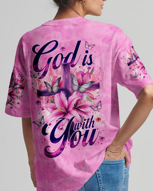 God Is With You Women's All Over Print Shirt - Tytm0402251