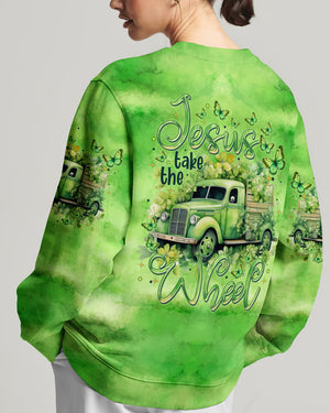 Jesus Take The Wheel Women's All Over Print Shirt - Tytm0501243