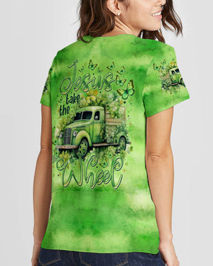 Jesus Take The Wheel Women's All Over Print Shirt - Tytm0501243
