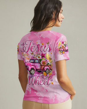 Jesus Take The Wheel Women's All Over Print Shirt - Tytm0509242