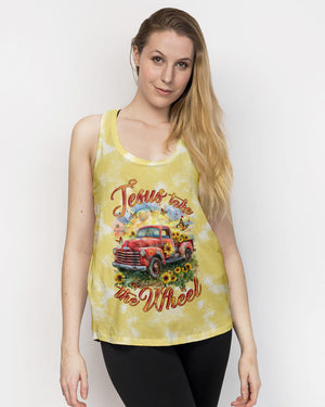 Jesus Take The Wheel Tie Dye Women's All Over Print Shirt - Tytm0603242